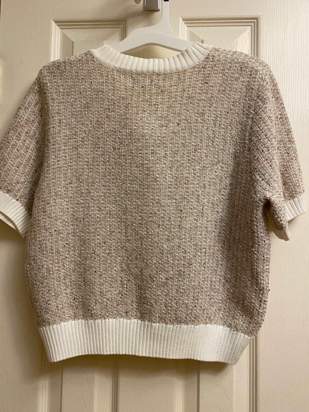 NWT Urban Revivo Women's Contrast Trim Cardigan Sweater L - Picture 4 of 5
